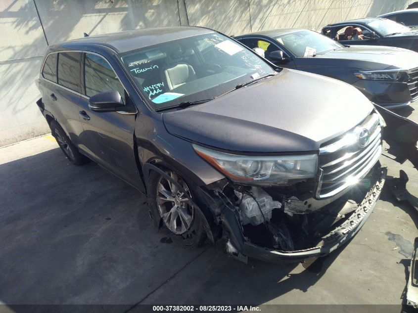 2015 TOYOTA HIGHLANDER LE/LE PLUS - 5TDZKRFH4FS113748