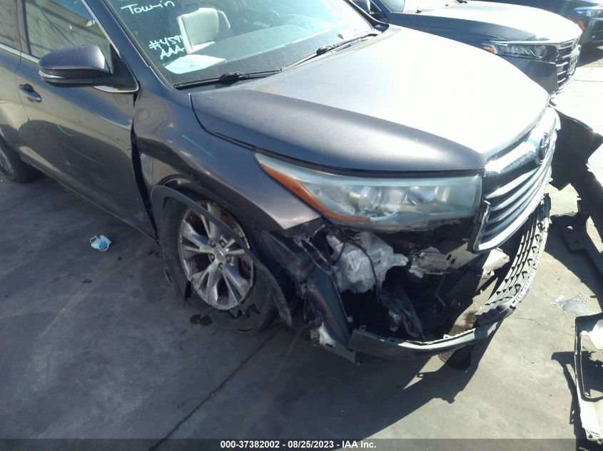 2015 TOYOTA HIGHLANDER LE/LE PLUS - 5TDZKRFH4FS113748