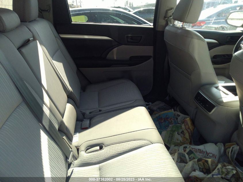 2015 TOYOTA HIGHLANDER LE/LE PLUS - 5TDZKRFH4FS113748
