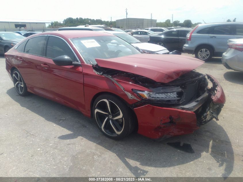 2022 HONDA ACCORD SEDAN SPORT - 1HGCV1F3XNA004095
