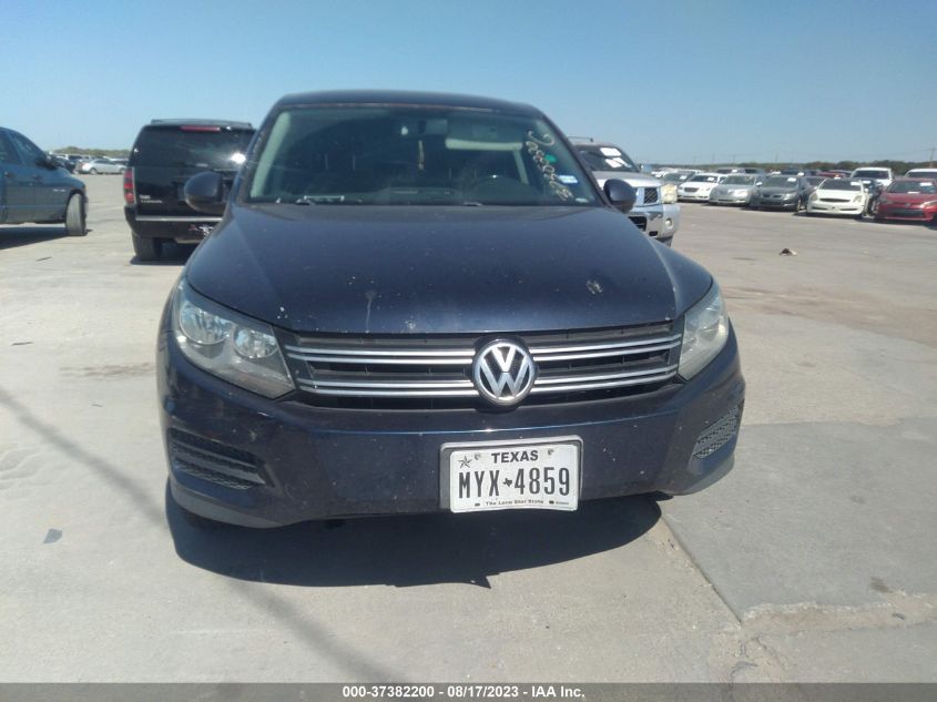 2013 VOLKSWAGEN TIGUAN S - WVGAV7AX3DW540788