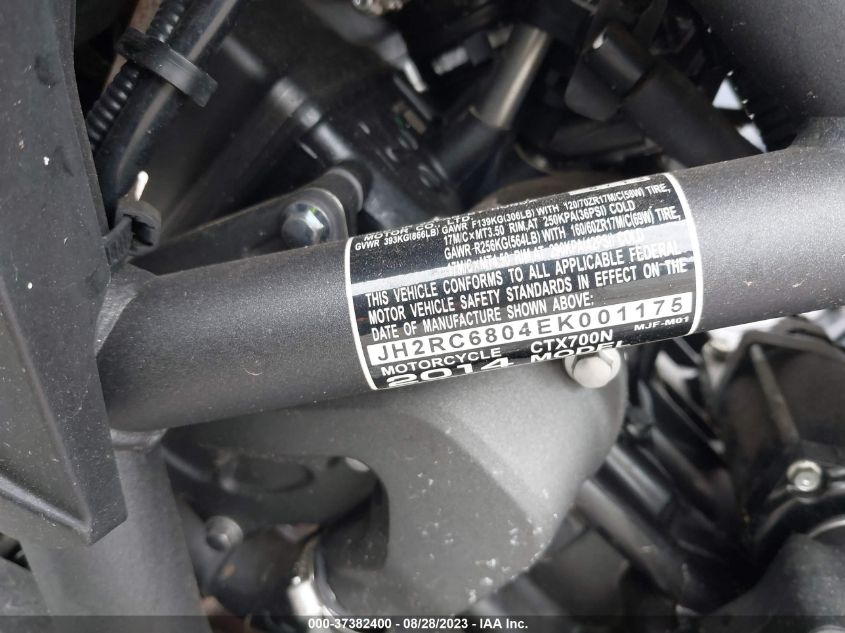2014 HONDA CTX700 N JH2RC6804EK001175