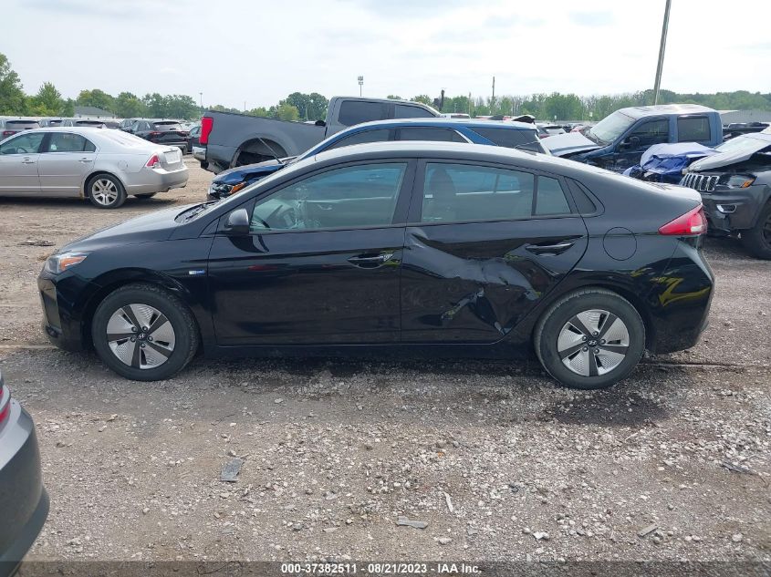 2019 HYUNDAI IONIQ HYBRID BLUE - KMHC65LC0KU119561