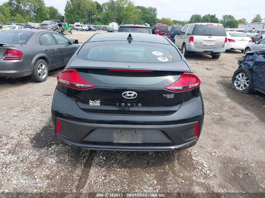 2019 HYUNDAI IONIQ HYBRID BLUE - KMHC65LC0KU119561