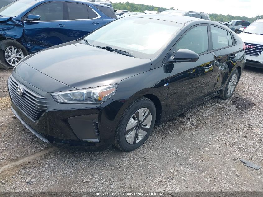2019 HYUNDAI IONIQ HYBRID BLUE - KMHC65LC0KU119561