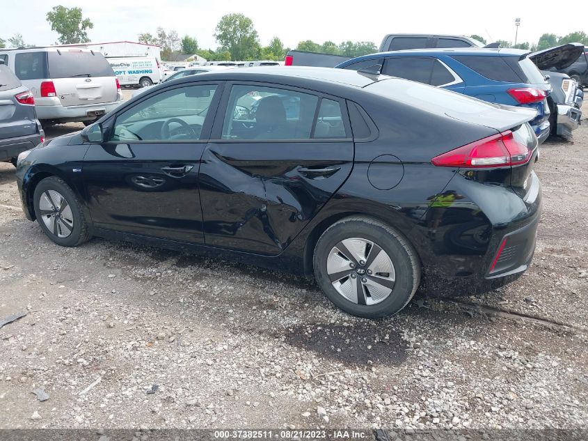 2019 HYUNDAI IONIQ HYBRID BLUE - KMHC65LC0KU119561