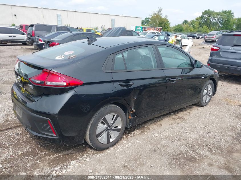 2019 HYUNDAI IONIQ HYBRID BLUE - KMHC65LC0KU119561