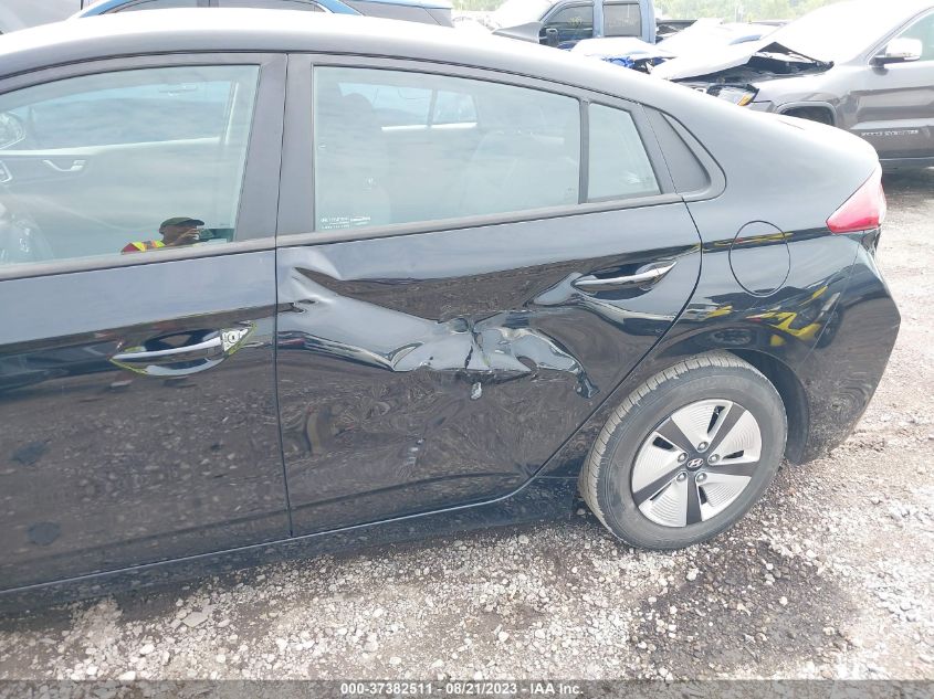 2019 HYUNDAI IONIQ HYBRID BLUE - KMHC65LC0KU119561