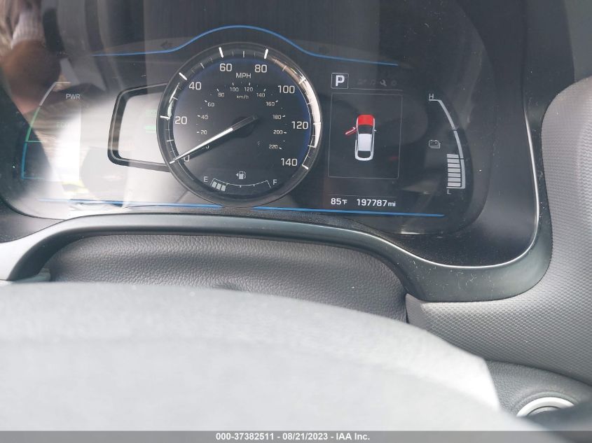 2019 HYUNDAI IONIQ HYBRID BLUE - KMHC65LC0KU119561