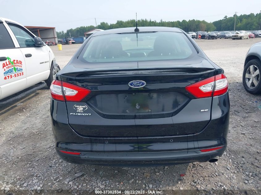 2016 FORD FUSION SE - 3FA6P0H75GR274219