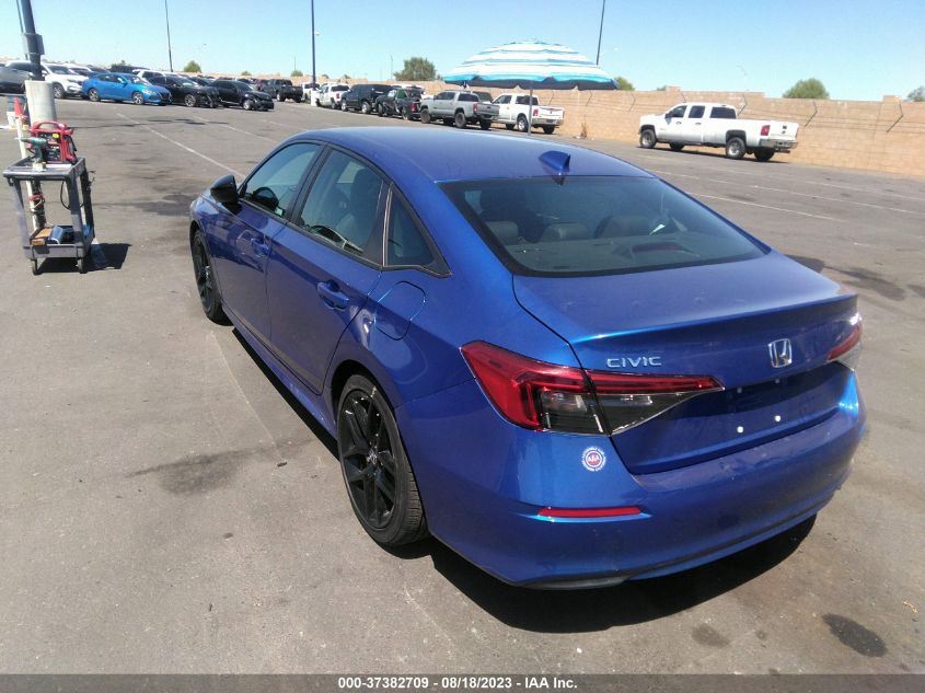 2022 HONDA CIVIC SEDAN SPORT - 2HGFE2F50NH515398