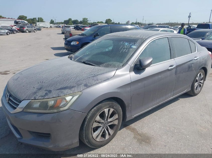 2015 HONDA ACCORD SEDAN LX - 1HGCR2F32FA137929