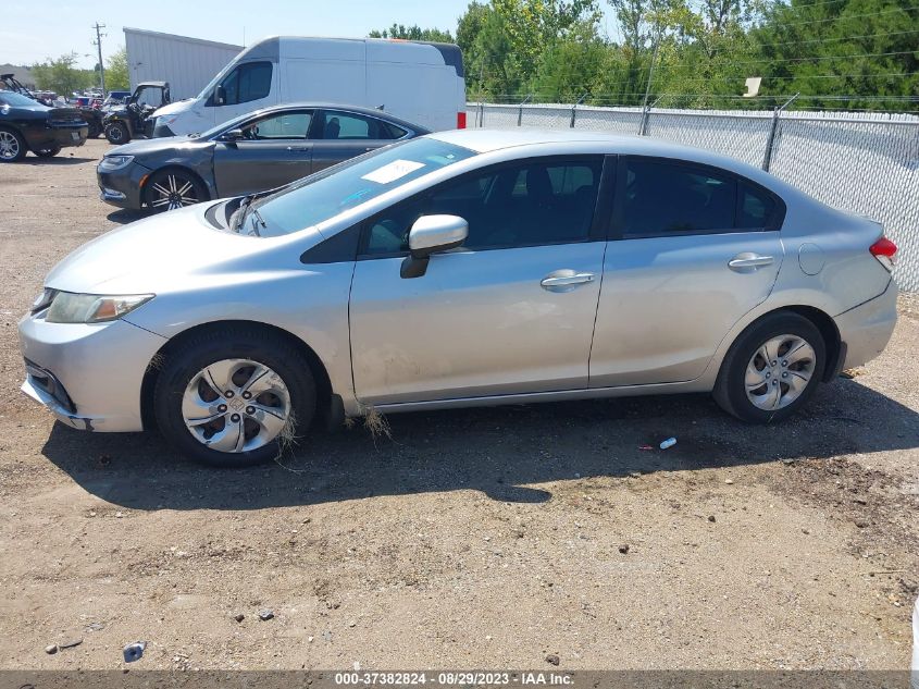 2014 HONDA CIVIC SEDAN LX - 19XFB2F51EE055185
