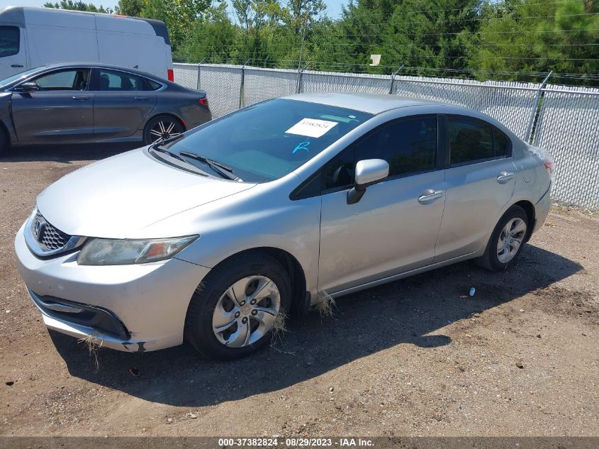 2014 HONDA CIVIC SEDAN LX - 19XFB2F51EE055185