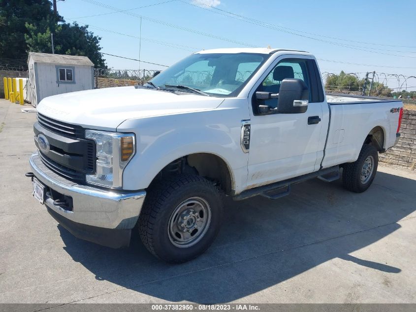 2019 FORD SUPER DUTY F-250 SRW XL/XLT - 1FTBF2B65KEF30085
