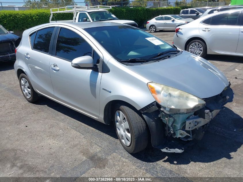 2013 TOYOTA PRIUS C ONE/TWO/THREE/FOUR - JTDKDTB34D1534365