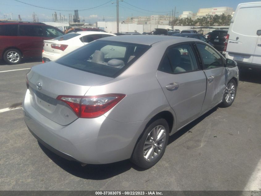 2015 TOYOTA COROLLA L/LE/S/S PLUS/LE PLUS - 5YFBURHE3FP236626