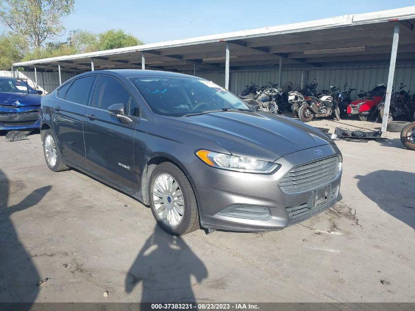 2013 FORD FUSION SE HYBRID - 3FA6P0LU3DR192675