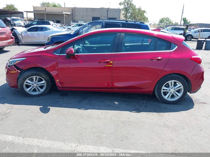 VIN 3G1BE6SM4JS579249 2018 CHEVROLET CRUZE LT