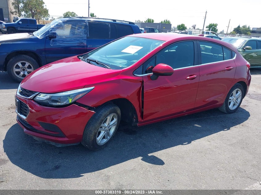 VIN 3G1BE6SM4JS579249 2018 CHEVROLET CRUZE LT