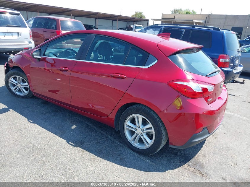 VIN 3G1BE6SM4JS579249 2018 CHEVROLET CRUZE LT