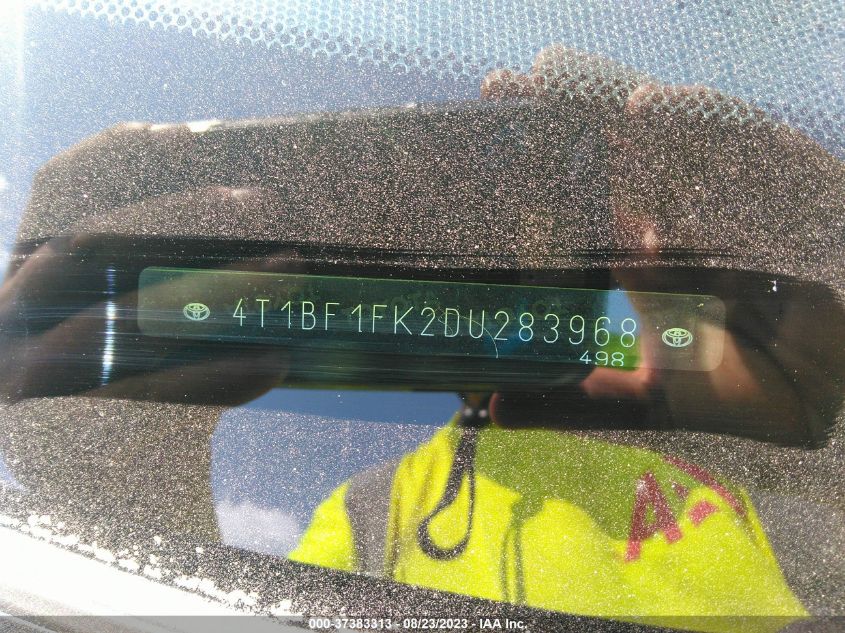 2013 TOYOTA CAMRY L/LE/SE/XLE - 4T1BF1FK2DU283968