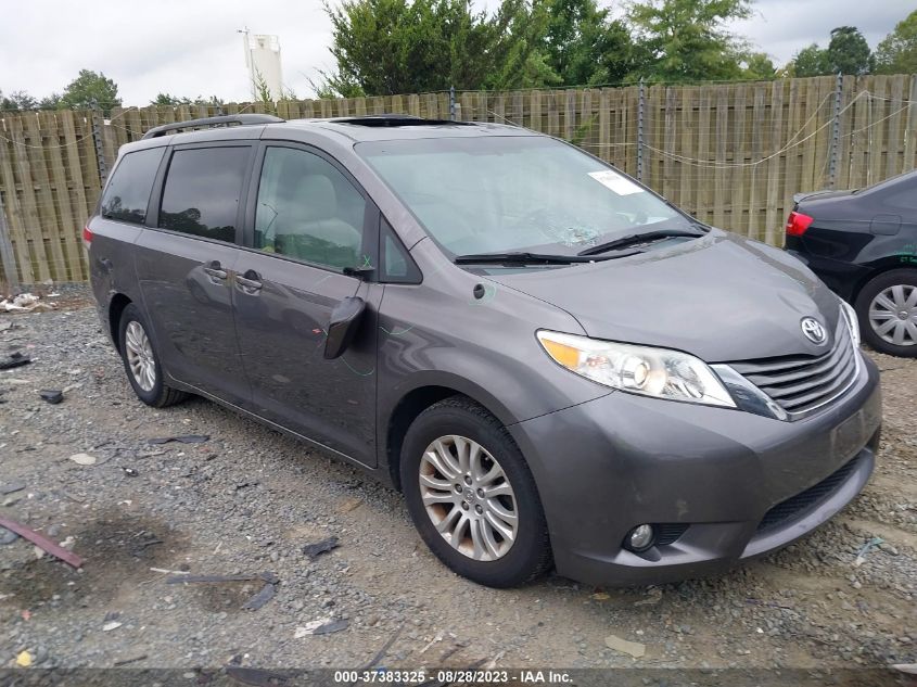 2014 TOYOTA SIENNA XLE/XLE AAS/LTD - 5TDYK3DC1ES456015