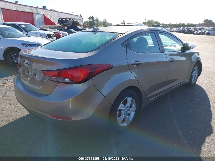 2015 HYUNDAI ELANTRA SE - 5NPDH4AE5FH623122