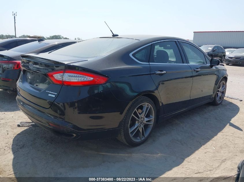 2013 FORD FUSION TITANIUM - 3FA6P0K95DR303336