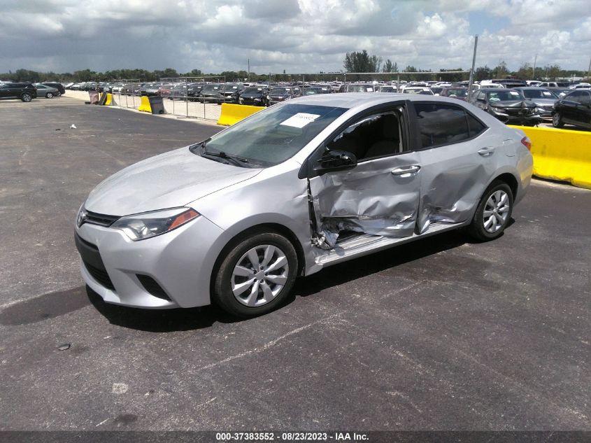 2014 TOYOTA COROLLA L/LE/S/S PLUS/LE PLUS - 5YFBURHE0EP081242