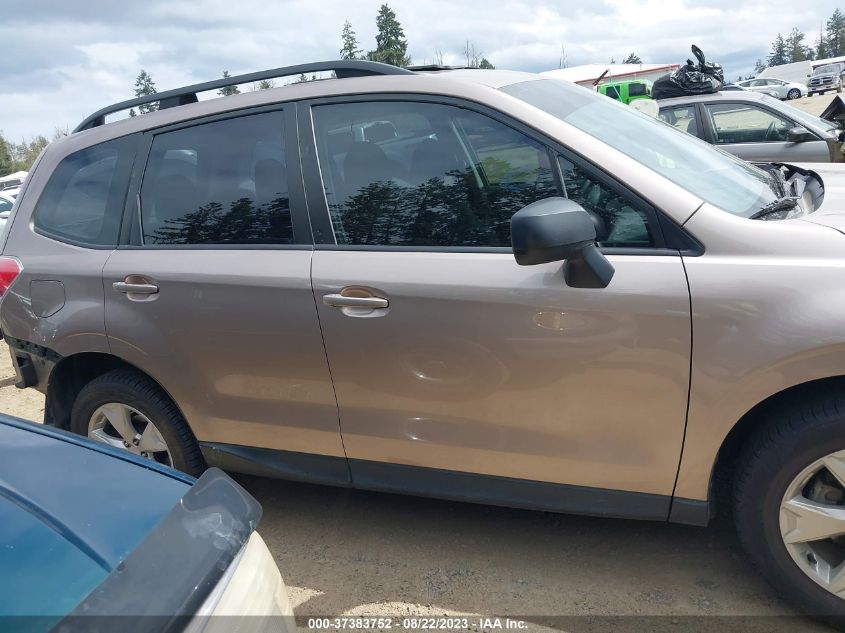 2015 SUBARU FORESTER 2.5I - JF2SJABC4FH519034