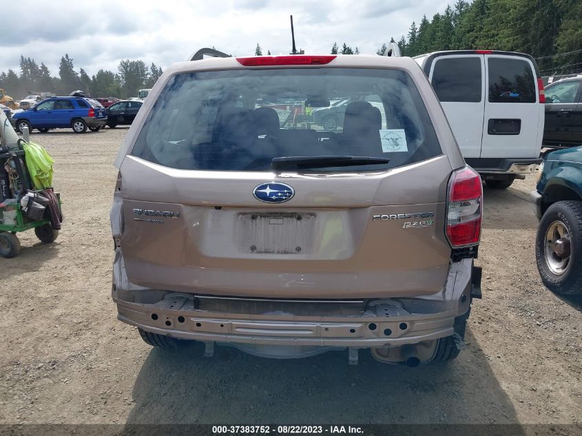 2015 SUBARU FORESTER 2.5I - JF2SJABC4FH519034