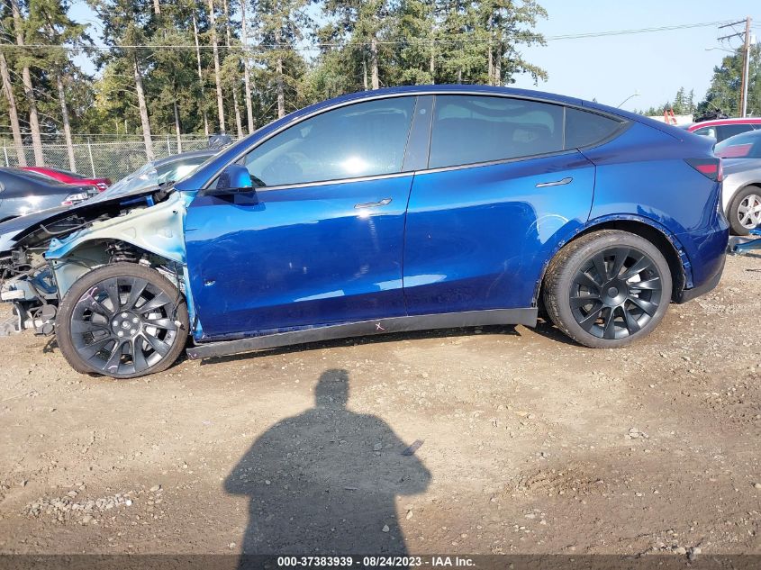2022 TESLA MODEL Y LONG RANGE - 7SAYGDEE3NF370526