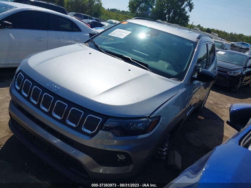 VIN 3C4NJDBB2NT217486 2022 JEEP COMPASS LATITUDE