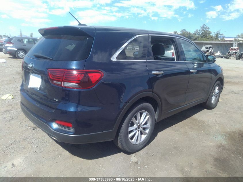 2019 KIA SORENTO LX V6 - 5XYPG4A58KG455736