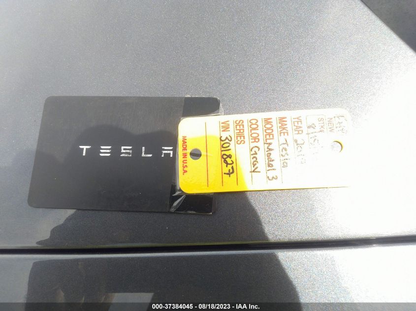 2019 TESLA MODEL 3 RANGE - 5YJ3E1EA7KF301827