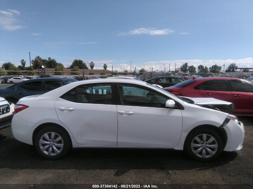 2015 TOYOTA COROLLA L/LE/S/S PLUS/LE PLUS - 5YFBURHE2FP316676