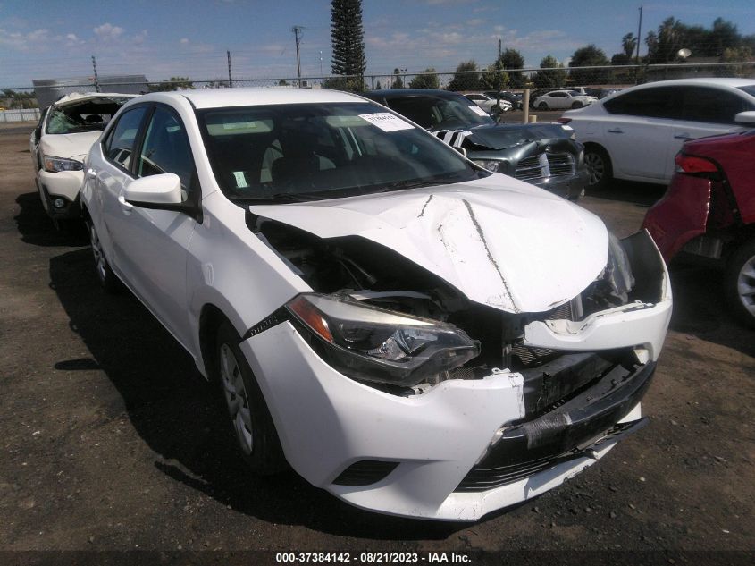 2015 TOYOTA COROLLA L/LE/S/S PLUS/LE PLUS - 5YFBURHE2FP316676