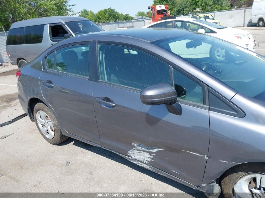 2015 HONDA CIVIC SEDAN LX - 2HGFB2F50FH543955