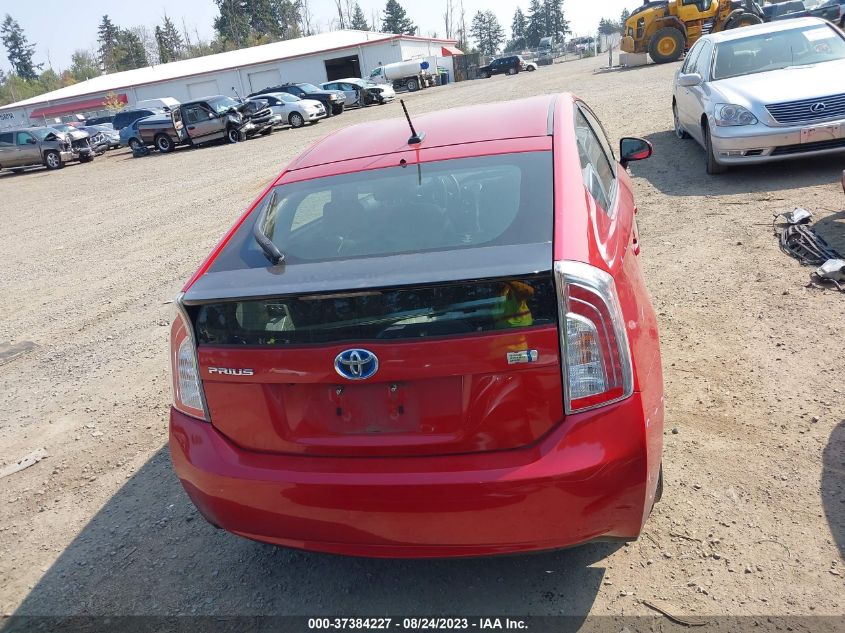 2014 TOYOTA PRIUS FOUR/FIVE/THREE/ONE/TWO - JTDKN3DU7E0382611