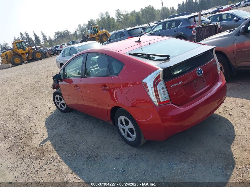 2014 TOYOTA PRIUS FOUR/FIVE/THREE/ONE/TWO - JTDKN3DU7E0382611