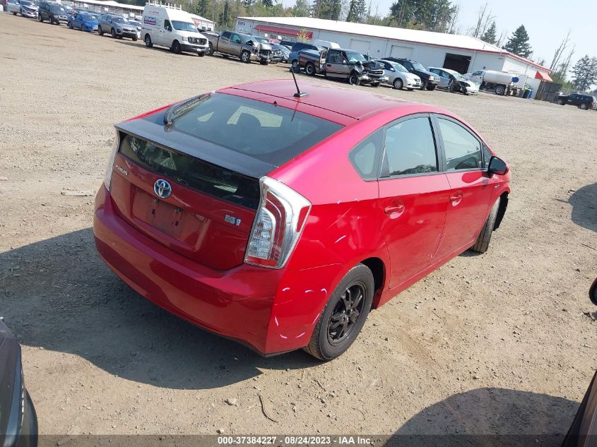 2014 TOYOTA PRIUS FOUR/FIVE/THREE/ONE/TWO - JTDKN3DU7E0382611