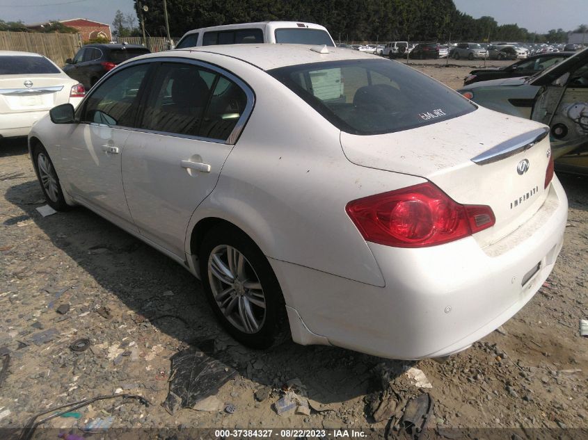 2013 INFINITI G37 SEDAN JOURNEY JN1CV6AP5DM720974