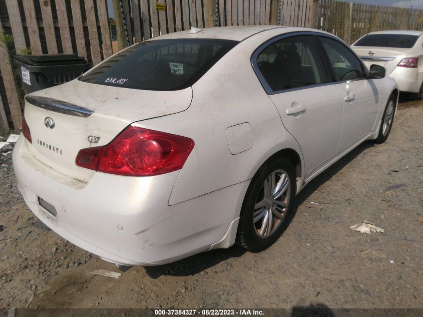 2013 INFINITI G37 SEDAN JOURNEY JN1CV6AP5DM720974