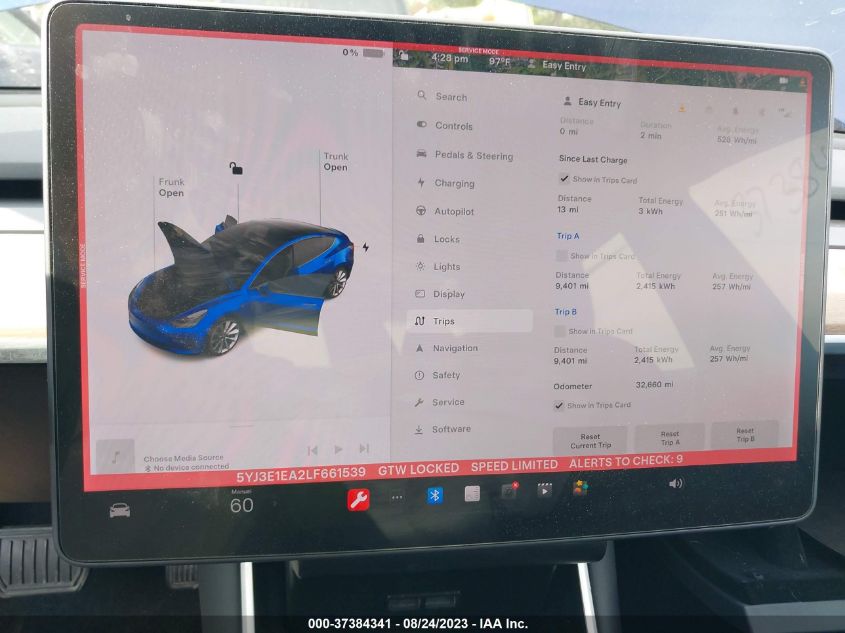 2020 TESLA MODEL 3 STANDARD RANGE - 5YJ3E1EA2LF661539