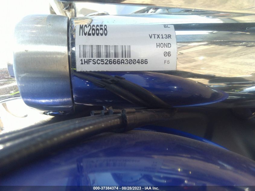2006 HONDA VTX1300 R 1HFSC52666A300486