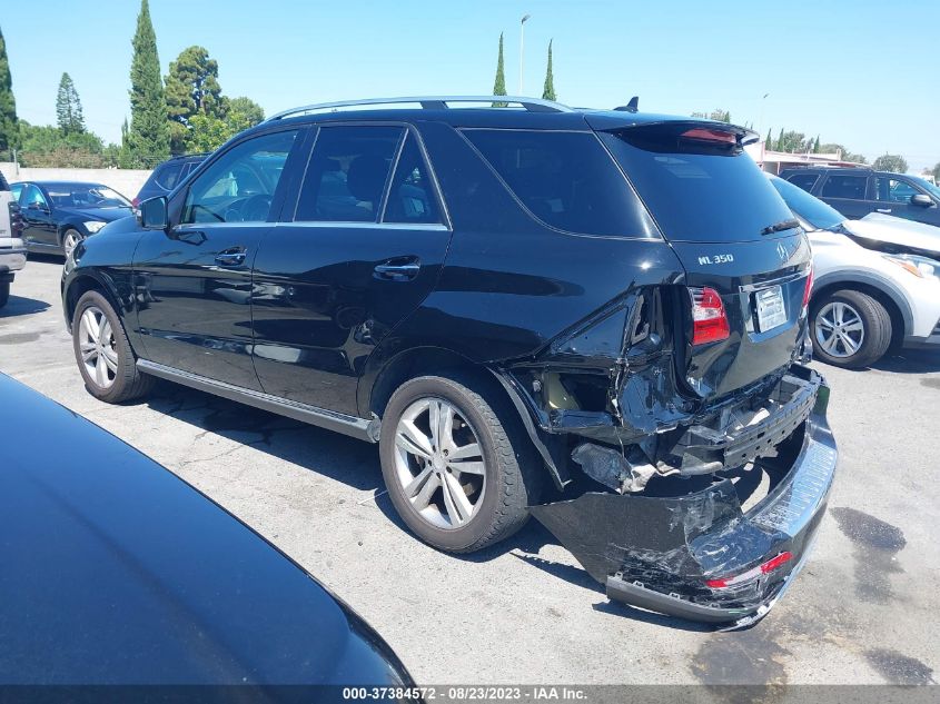 2014 MERCEDES-BENZ ML 350 4JGDA5JB2EA392357
