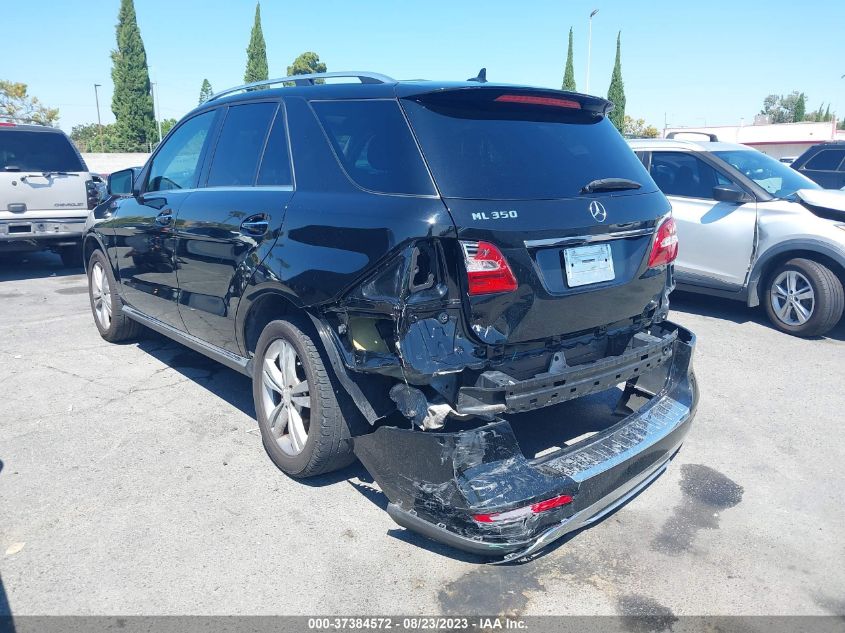2014 MERCEDES-BENZ ML 350 4JGDA5JB2EA392357