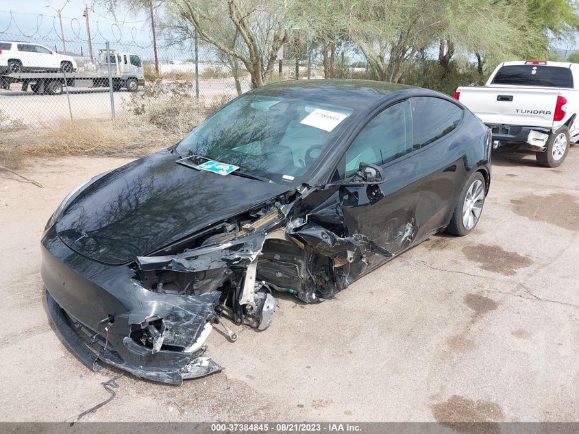 VIN 5YJYGDEE0MF190111 2021 TESLA MODEL Y