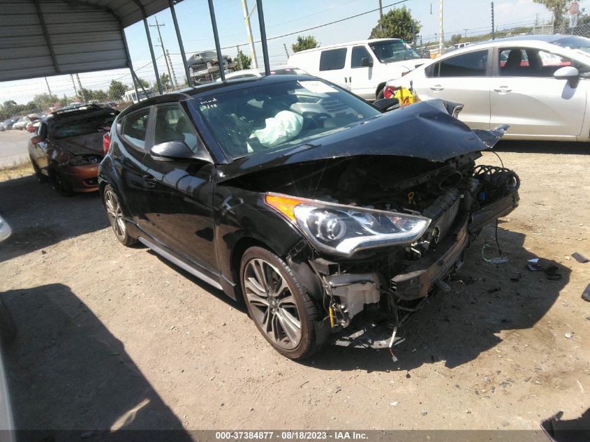 2016 HYUNDAI VELOSTER TURBO - KMHTC6AE7GU299731